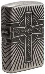 Зажигалка Zippo Armor с покрытием Antique Silver (29667)