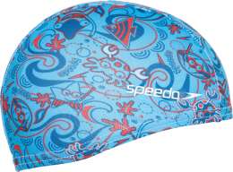 Шапочка для плавания SPEEDO Sea Squad Polyester Cap шапочка дет.((A264) гол, one size)