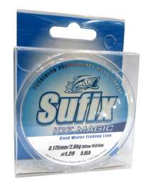 Леска зимняя Sufix Ice Magic прозрачная (блистер) 50м 0.175мм 2,6кг (DS1XL018024A5I)