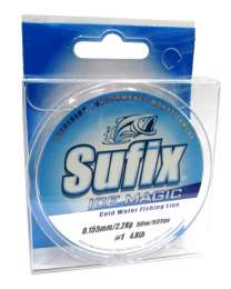 Леска зимняя Sufix Ice Magic прозрачная (блистер) 50м 0.155мм 2,2кг (DS1XL016024A5I)