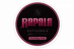 Леска плетеная RAPINOVA-X MULTI GAME 150M #1.5/29.8LB/PINK 0.20 мм (RLX150M15PK)