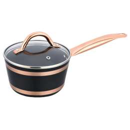 ковш ATMOSPHERE Maestro 1,4л 16см антипр.покр. алюм. стеклянная крышка индукция