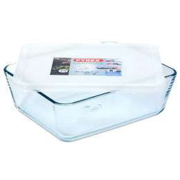 форма для запекания PYREX Cook Freez 27x22x9см 4л с крышкой прямоугольная жаропрочное стекло