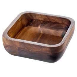 миска WALMER Organic квадратная 15х15см 0,57л акация