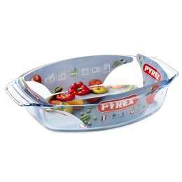 блюдо для запекания PYREX Irresistible 35х24см овальное жаропрочное  стекло