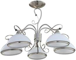 Потолочная люстра IDLamp 808 808/5PF-Whitechrome