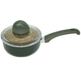 ковш ILLA Bio-Cook Oil 1л 16см антипр.минерал. покр. алюминий с крышкой