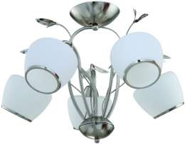 Потолочная люстра IDLamp 825 825/5PF-Whitechrome