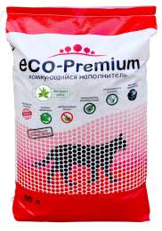 Наполнитель ECO Premium Алоэ комкующийся древесный алоэ 20,2кг 55 л
