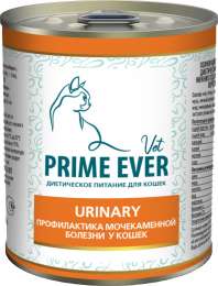 корм Prime Ever VET Urinary влажный корм для профилактики МКБ диета для кошек 0,34 кг