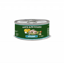 Влажный корм для кошек Solid Natura Holistic Кролик 0,1 кг