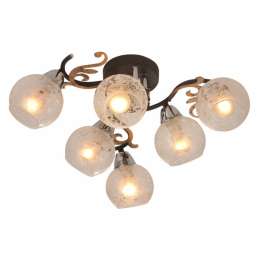 Потолочная люстра IDLamp 216 216/6PF-Blackchrome