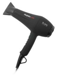 Фен BaByliss Pro SL Ionic, Soft Touch, черный, 1800Вт, ионизация, 1 насадка (949213)
