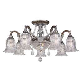 Потолочная люстра IDLamp 260 260/9PF-Whiteplatina