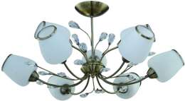 Потолочная люстра IDLamp 834 834/9PF-Oldbronze