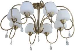 Потолочная люстра IDLamp 855 855/8PF-Oldbronze