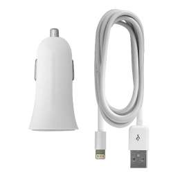Набор 2 в 1 для зарядки iPhone 5, AutoStandart