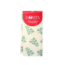 Полотенце кухонное Bonita, Ботаника, бежевое, размер: 35х61см, вафельное, 100% хлопок