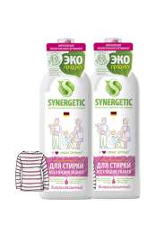 Гель для стирки белья,унив, 1л Synergetic