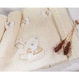 Плед PICCI шерсть Muffin Ribbons кремовый I36L97-09