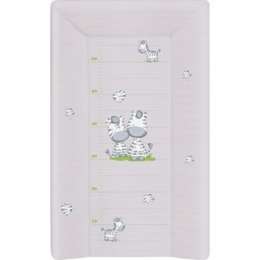 Матраc пеленальный Ceba Baby 70 см мягкий с изголовьем Zebra grey W-103-002-260