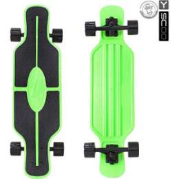 Скейтборд RT 408-G Longboard Shark TIR 31'' пластик 79х22 с сумкой GREEN/black