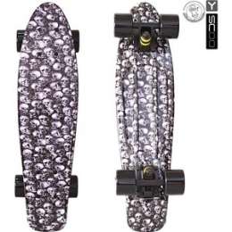 Скейтборд RT 401G-Sc Fishskateboard Print 22'' винил 56,6х15 с сумкой Scull