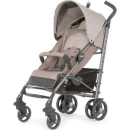 Коляска трость Chicco Lite Way Top Stroller цвет Sand с бампером