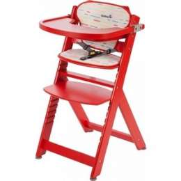 Стульчик для кормления Safety 1st. Timba with Tray and Cushion + мягкий вкладыш Red Lines