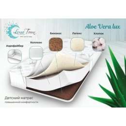 Матрас детский LunaTown со съемным чехлом Aloe Vera Lux 1200 x 600 х 120 LUNA-33AV-L