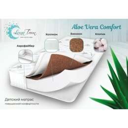Матрас детский LunaTown со съемным чехлом Aloe Vera Comfort 1200 x 600 х 120 LUNA-33AV-C