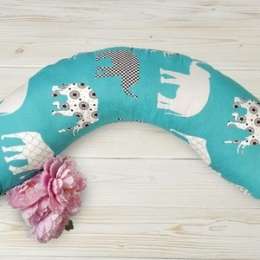 Подушка для беременных AmaroBaby WB 170х25 (Слоники)