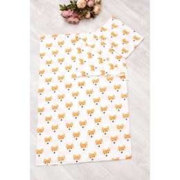 Комплект в кроватку AmaroBaby WB 3 предмета 1,5 спальный TIME TO SLEEP (Lucky, оранжевый)