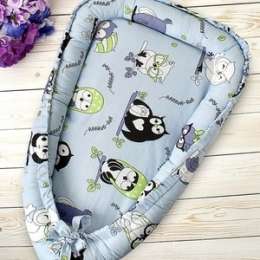 Позиционеры для сна AmaroBaby WB кокон-гнездышко, LITTLE BABY Совы