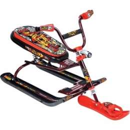 Снегокат Ника Snowdrive СНД3 / ГК2 граффити красный красный каркас