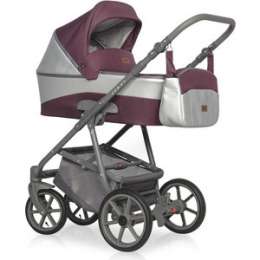 Коляска 2 в 1 Riko Basic COLIN 05 серый-фиолетовый