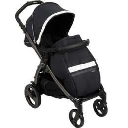 Коляска прогулочная Peg-Perego BOOK PLUS POP UP, с шасси BOOK 51 TITANIA Luxe Prestige (т.синий) GL000917774