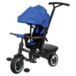 Велосипед трехколесный Moby Kids Rider 360, 10x8 AIR, синий (641204)