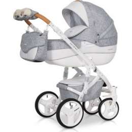Коляска Riko BRUNO LUXE 05 GreyFOX серый