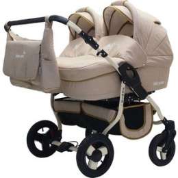 Коляска 2 в 1 Bart Plast FENIX DUO PRIME 06 бежевый лен