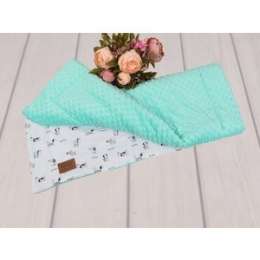 Плед AmaroBaby Exclusive Original Collection 95х85 хлопок / minky Собачки