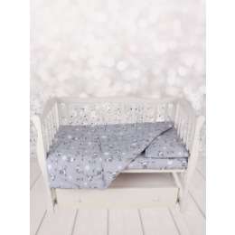 Комплект в кроватку AmaroBaby 3 предмета Exclusive Soft Collection 101 Барашек