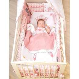 Комплект в кроватку AmaroBaby 18 предметов Exclusive Creative Collection PRIMA BALLERINA