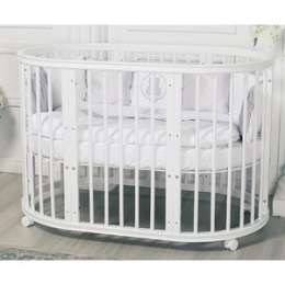 Кроватка Incanto Estel EXCLUSIVE 8 в1 цвет Белый ST-0046/0