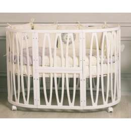 Кроватка Incanto Estel ACQUA 10 в 1 цвет Белый KR-0076/0