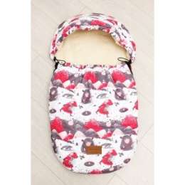 Конверт меховой AmaroBaby little friend 80х45 овечки (amaro-60lf-ov)