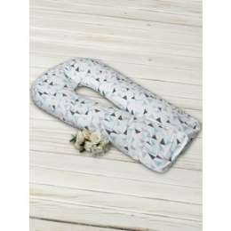 Подушка для беременных AmaroBaby Exclusive Soft Collection U - образная 340х35 (Треугольники)