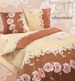 Комплект постельного белья, Поплин, Полутороспальное, Экзотика (1220076)