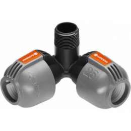 Соединитель Gardena L-образный 25мм x 3/4'' наружная резьба (02783-20.000.00)