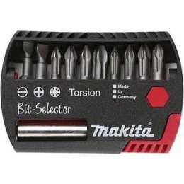 Набор бит Makita 10шт + держатель (P-53724)